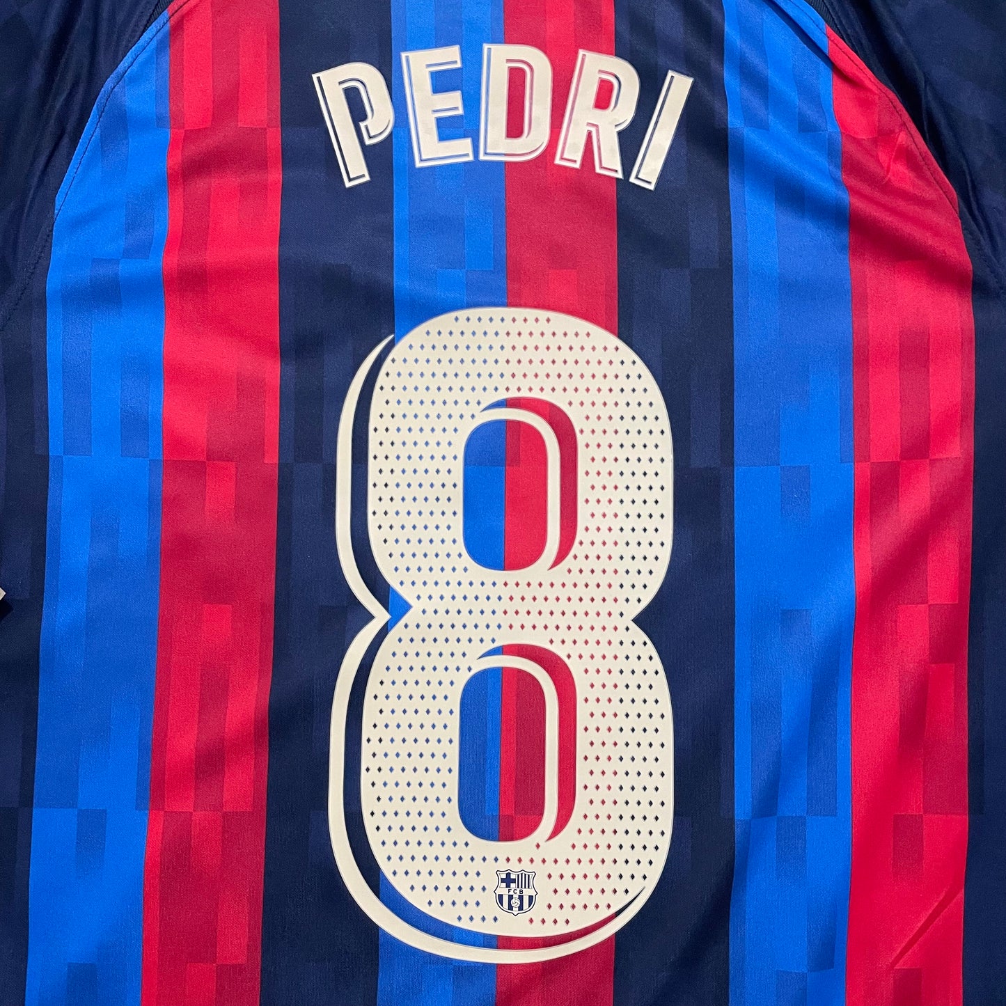 2022-2023 FC Barcelona home shirt #8 Pedri (L, XL)