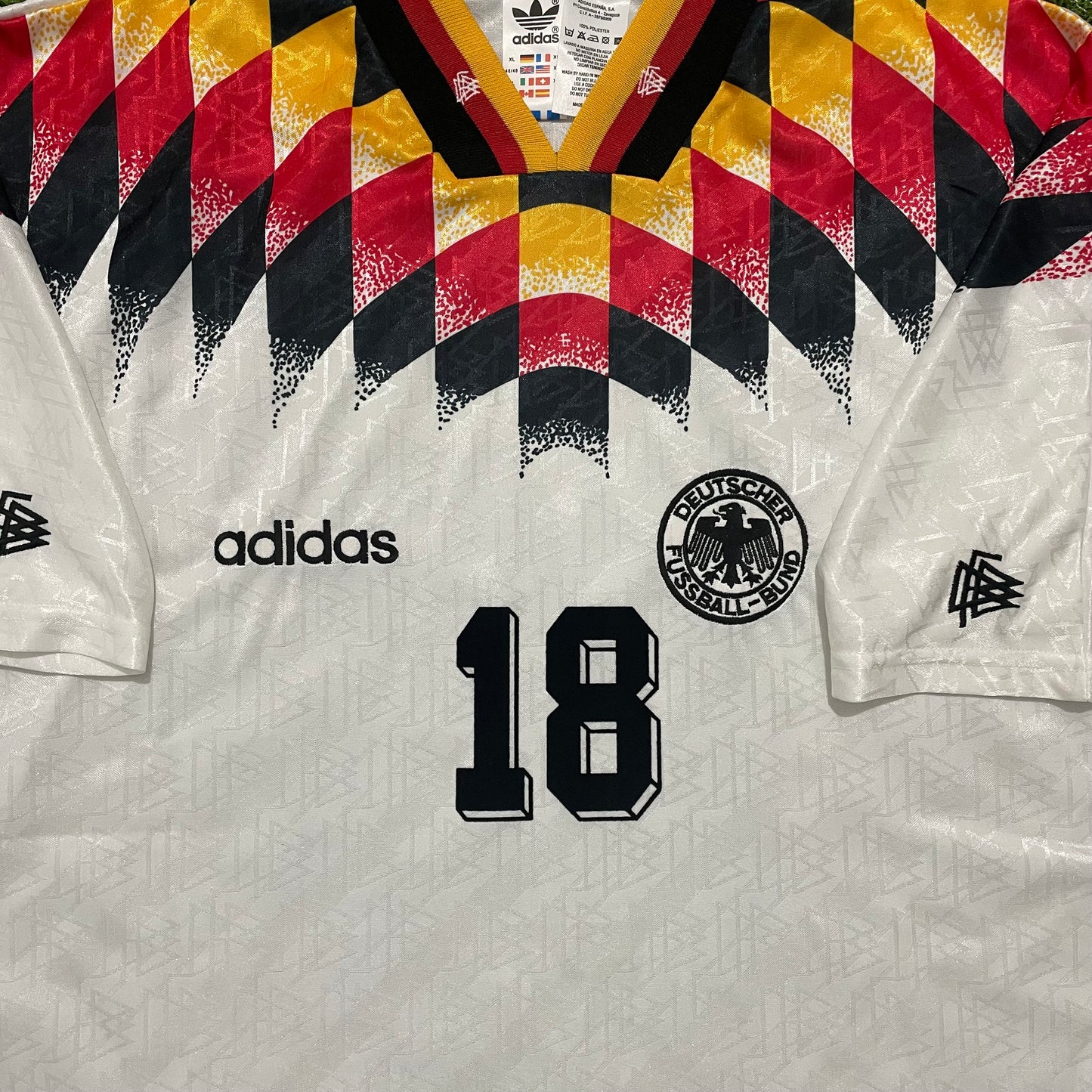 1994 World Cup Germany home shirt #18 Klinsmann (XL)