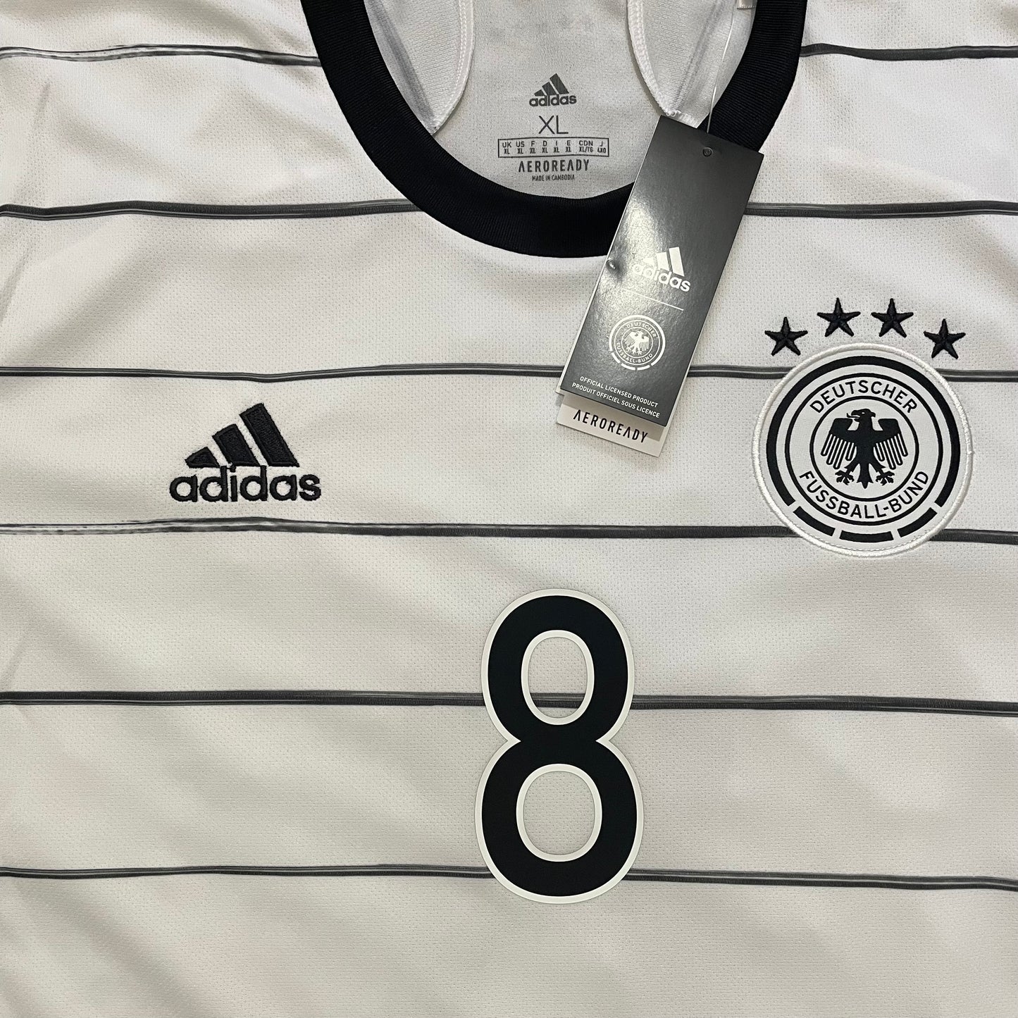 2020 Euro Germany home shirt #8 Kroos (XL)