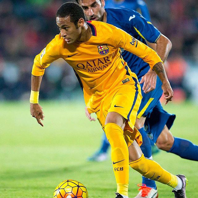 <tc>2015-2016 FC Barcelona Player Issue camiseta visitante #11 Neymar (M)</tc>