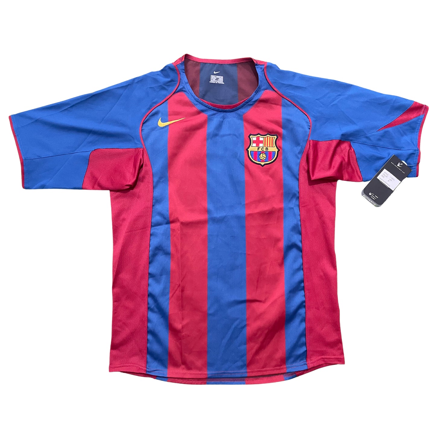 <tc>2004-2005 FC Barcelona camiseta local #10 Ronaldinho (M)</tc>