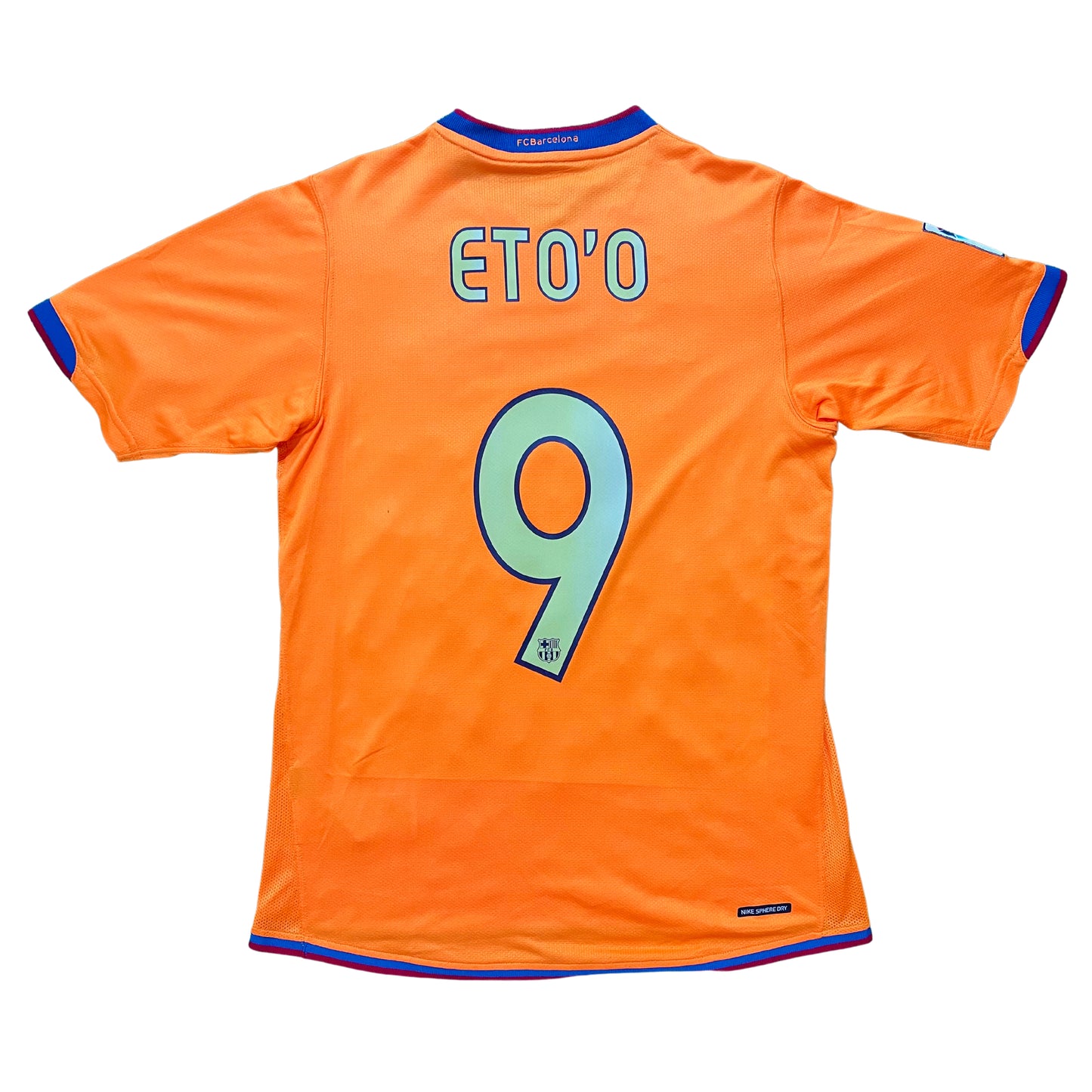 2006-2007 FC Barcelona away shirt #9 Eto’o (M)