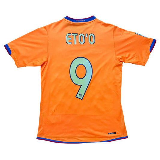 <tc>2006-2007 FC Barcelona camiseta visitante #9 Eto’o (M)</tc>