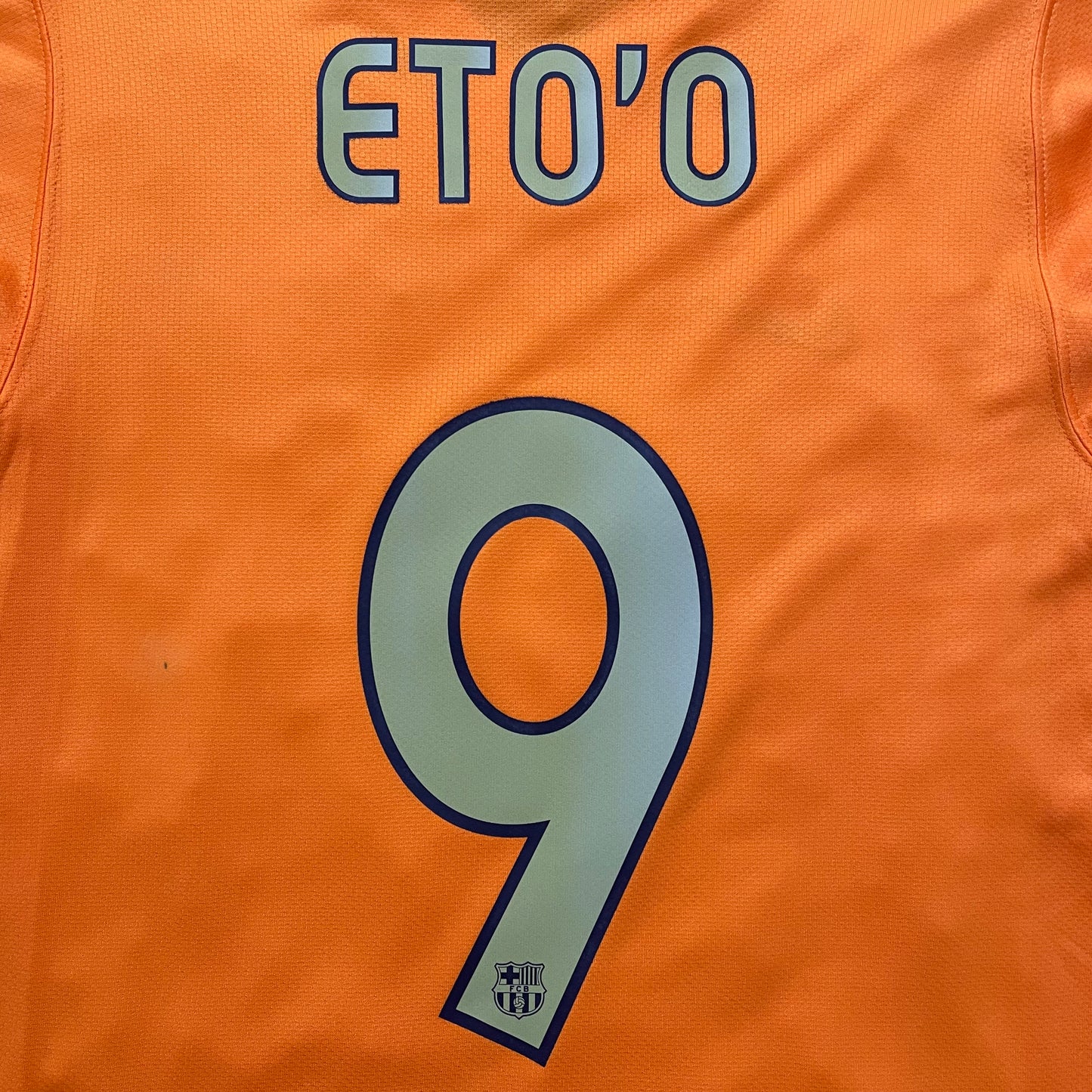 2006-2007 FC Barcelona away shirt #9 Eto’o (M)