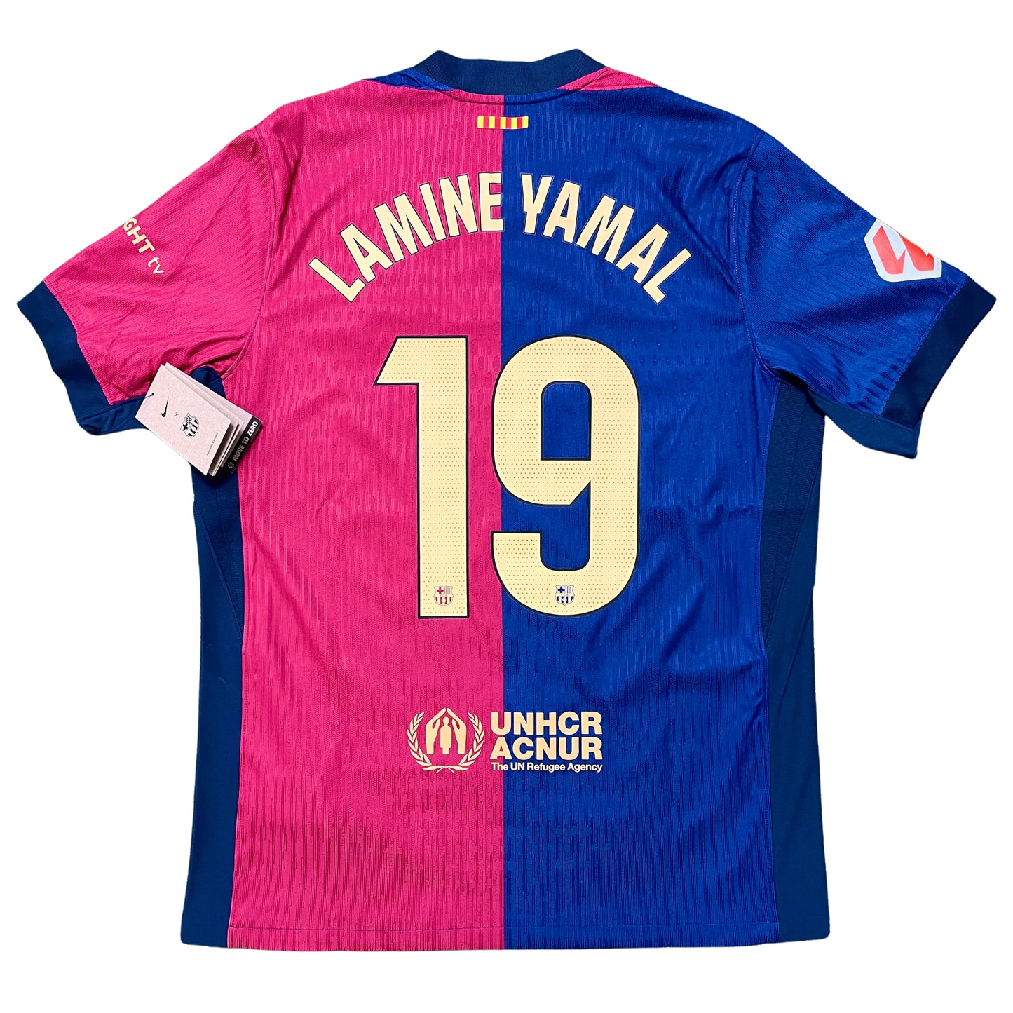 <tc>2024-2025 FC Barcelona camiseta local versión match #19 Lamine Yamal (L)</tc>