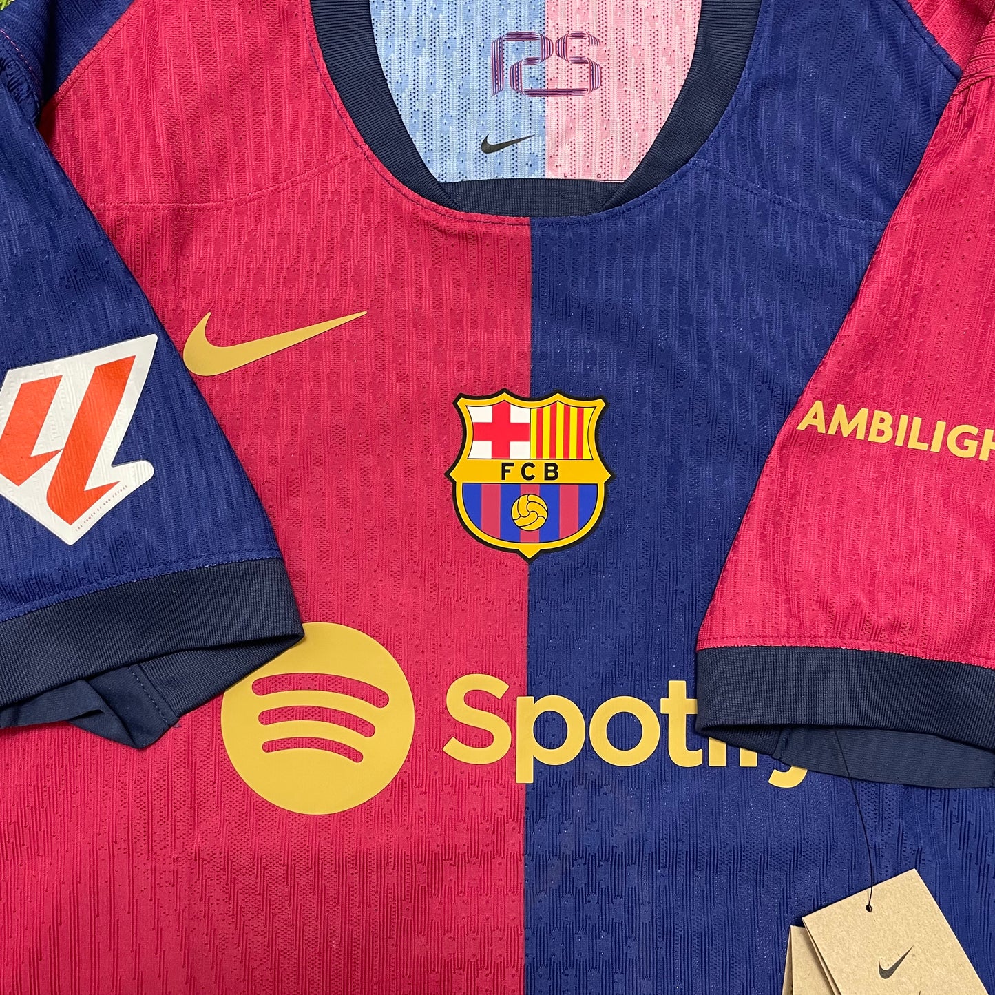 <tc>2024-2025 FC Barcelona camiseta local versión match #19 Lamine Yamal (L)</tc>