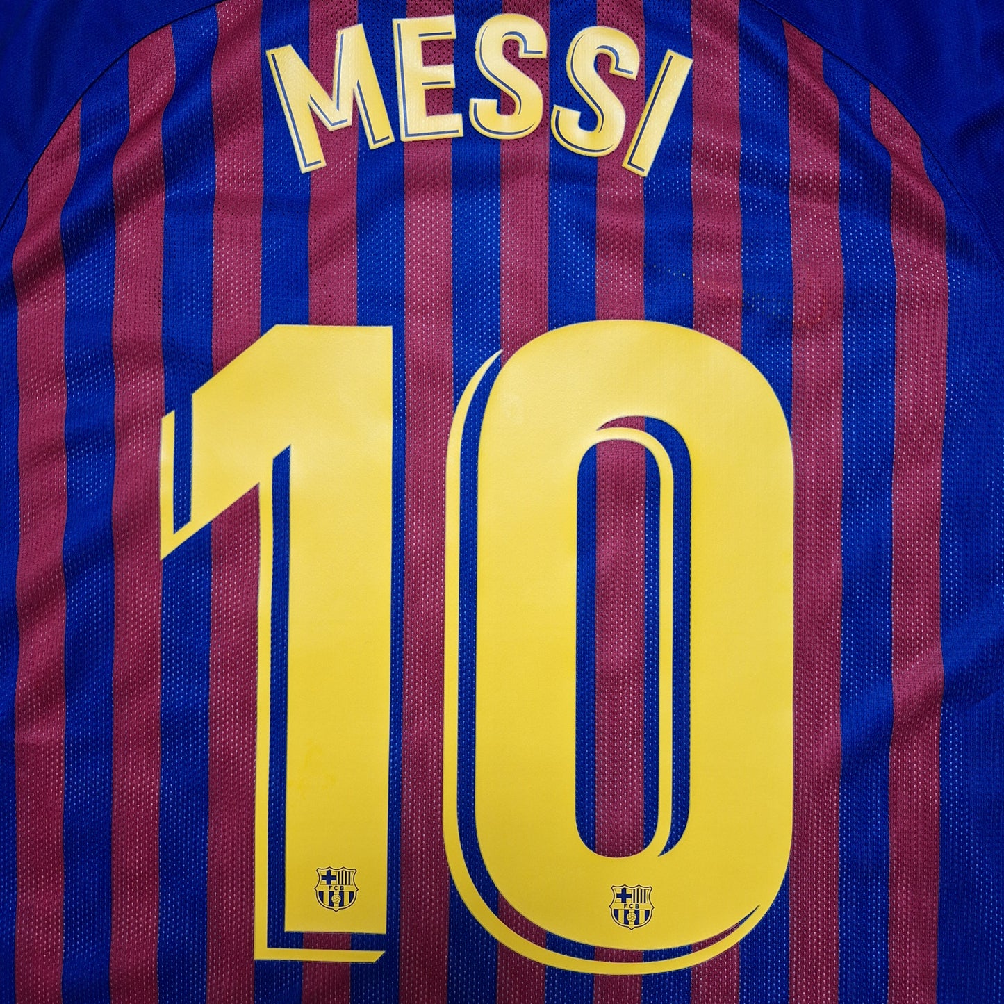 <tc>2018-2019 FC Barcelona camiseta local #10 Messi (L)</tc>