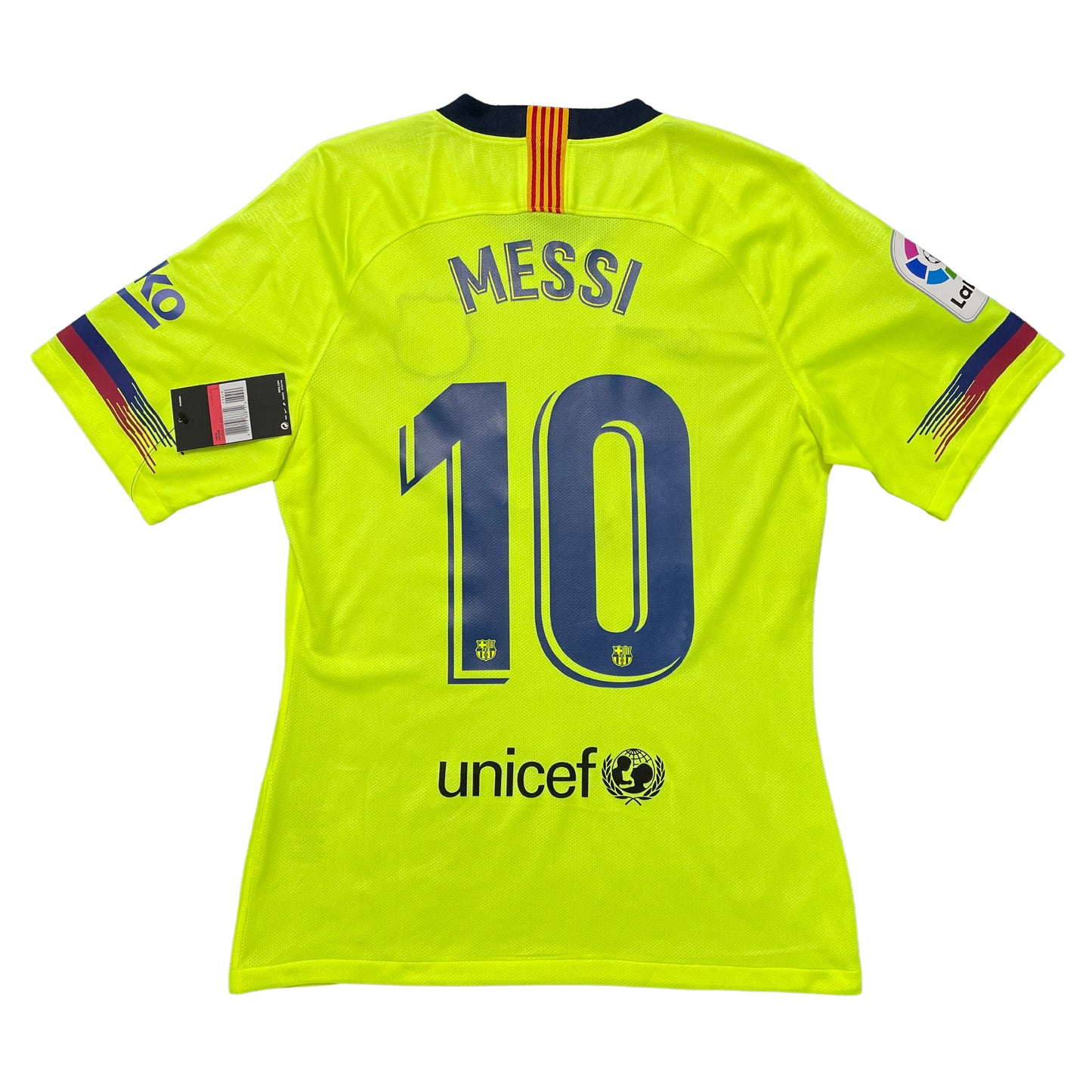 <tc>2018-2019 FC Barcelona camiseta visitante #10 Messi (L)</tc>