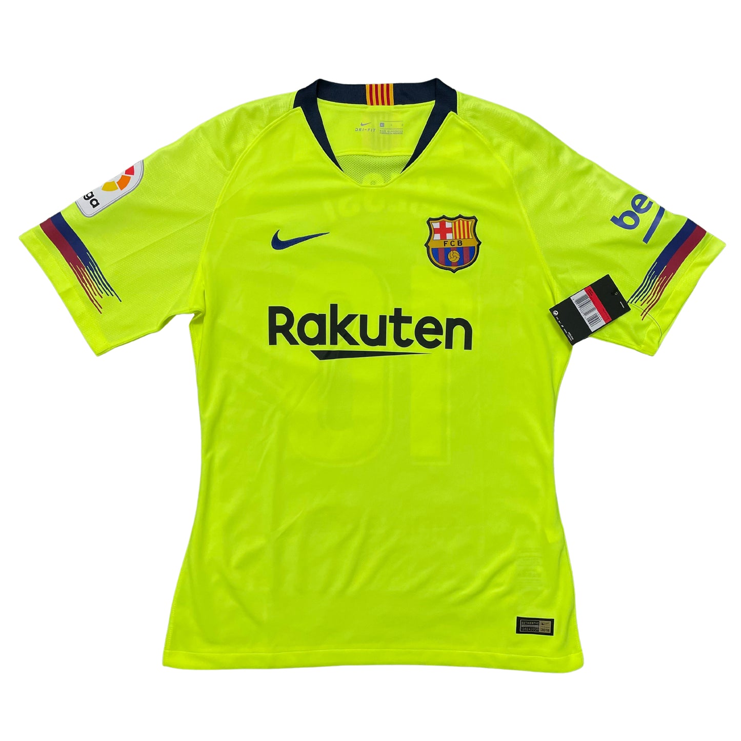 <tc>2018-2019 FC Barcelona camiseta visitante #10 Messi (L)</tc>