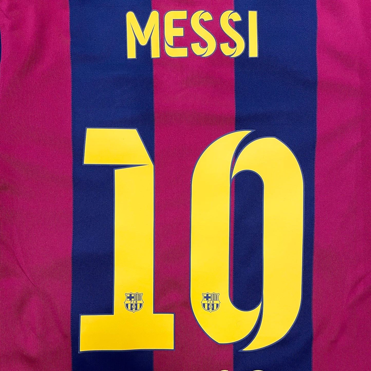 <tc>2014-2015 FC Barcelona camiseta local #10 Messi (M)</tc>