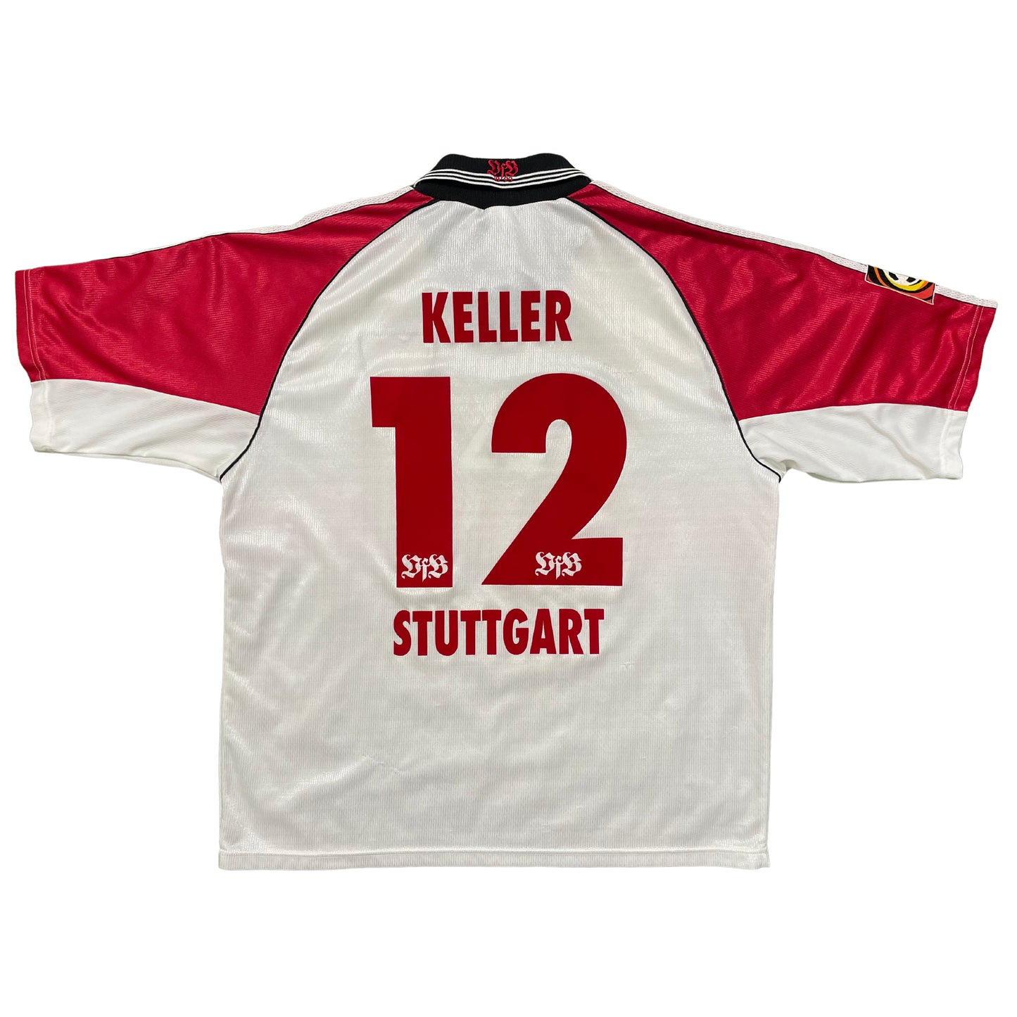 1998-1999 VfB Stuttgart home shirt #12 Keller (XL)