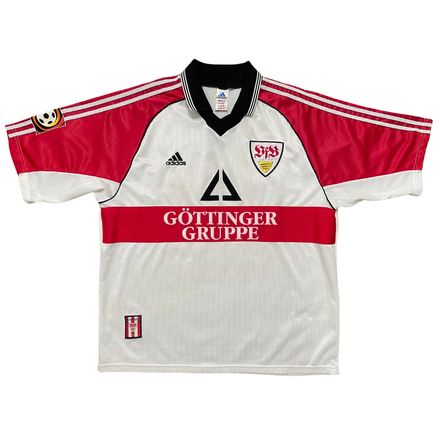 1998-1999 VfB Stuttgart home shirt #12 Keller (XL)