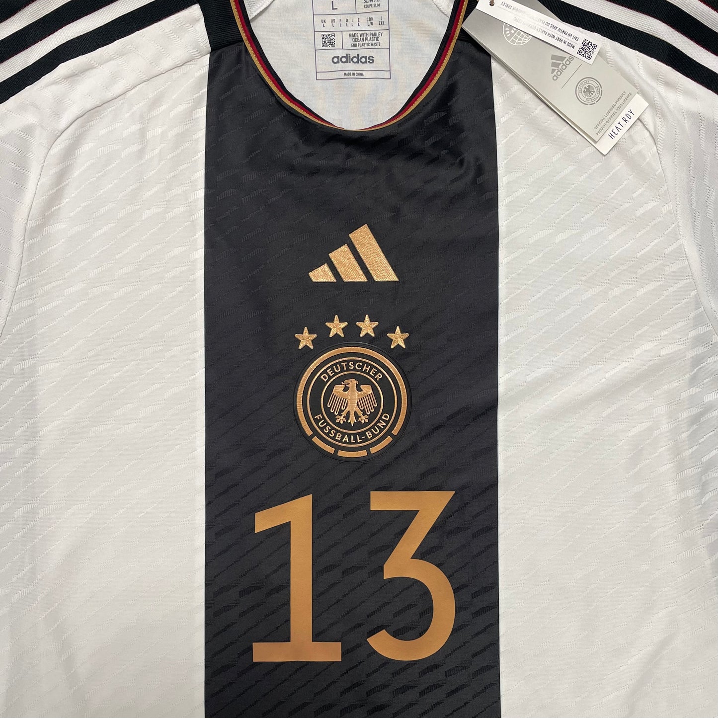 <tc>2022 Mundial Alemania camiseta local match/authentic #13 Müller (L)</tc>