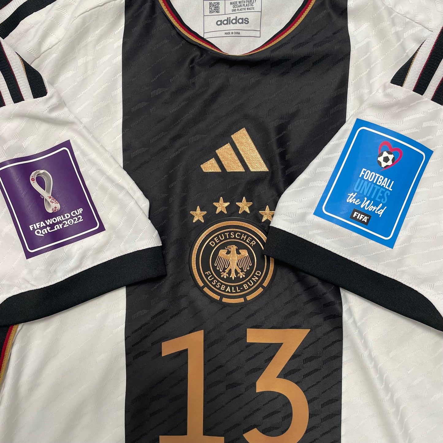 <tc>2022 Mundial Alemania camiseta local match/authentic #13 Müller (L)</tc>