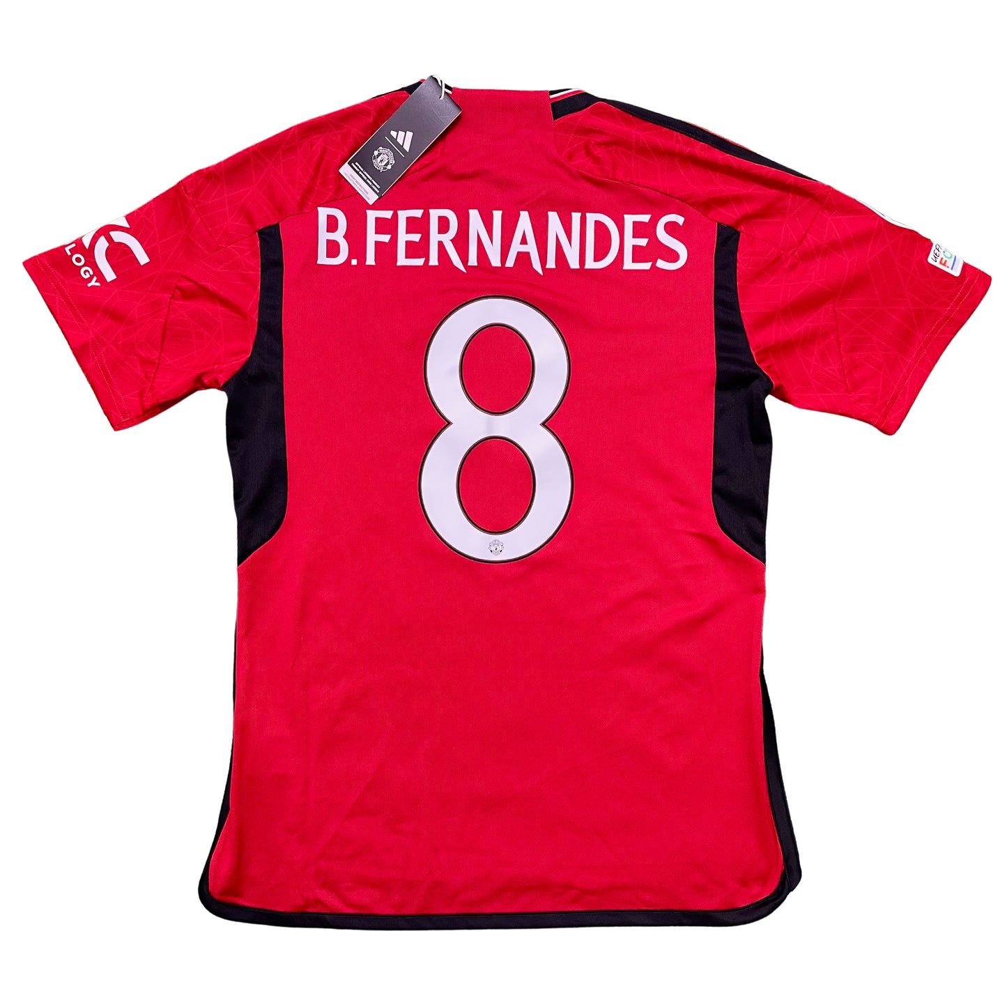 2023-2024 Manchester United FC home shirt #8 B. Fernandes (M, L)