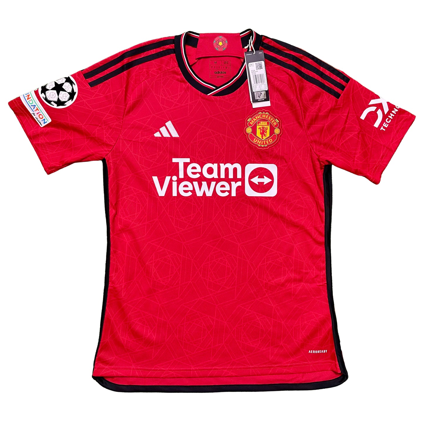 2023-2024 Manchester United FC home shirt #8 B. Fernandes (M, L)