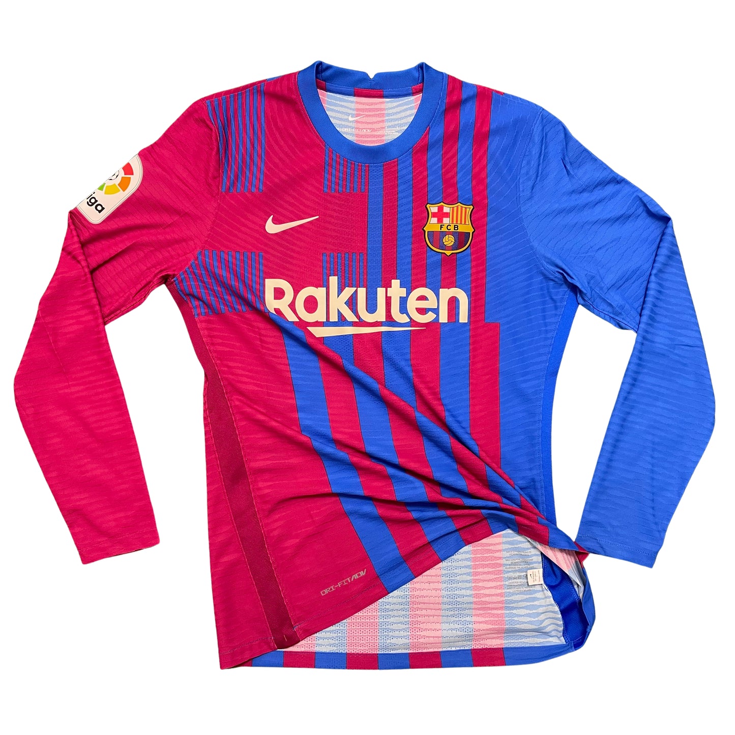 2021-2022 FC Barcelona Player Issue home shirt #3 Piqué (L)