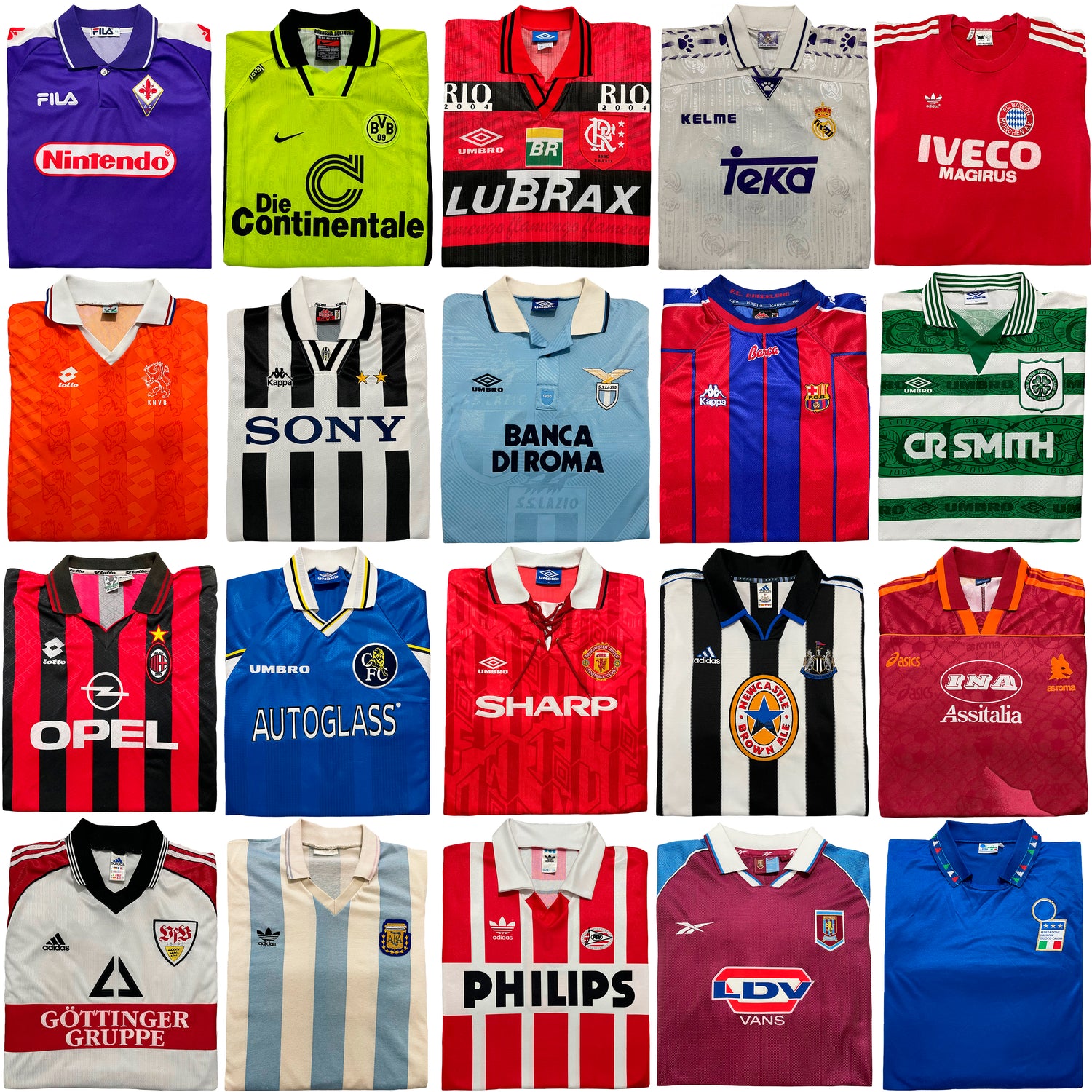 Vintage Football Shirts - Original Retro Football Shirts and