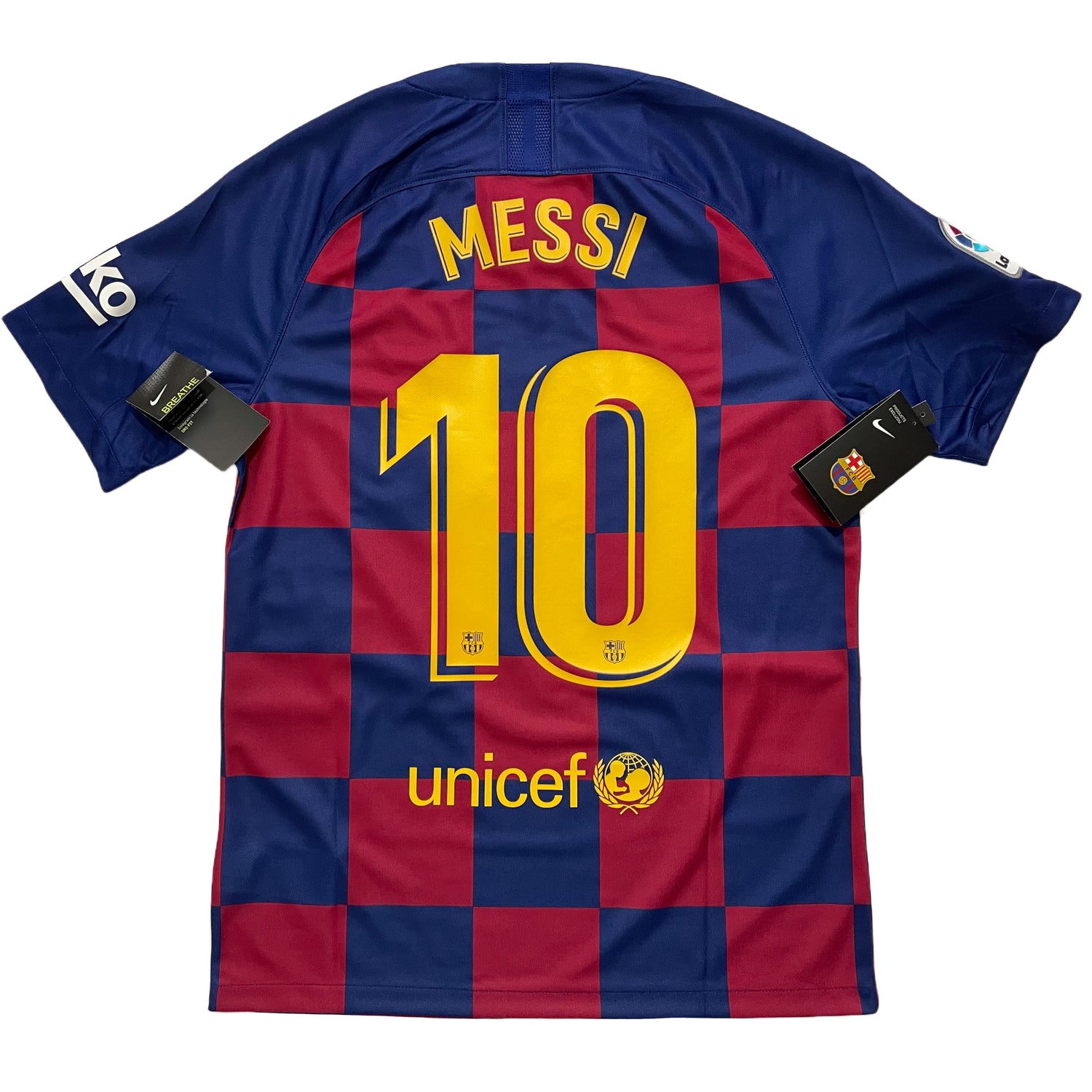 2021-2022 Barcelona Vapor Match Home Shirt (Kids) (MESSI 10)  [CV8203-428-219151] - $132.86 Teamzo.com