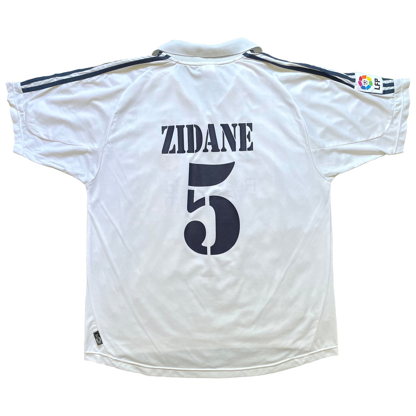 Más Hacer un muñeco de nieve mantener 2001-2002 Real Madrid CF camiseta local #5 Zidane (XL) – Football and Shirts