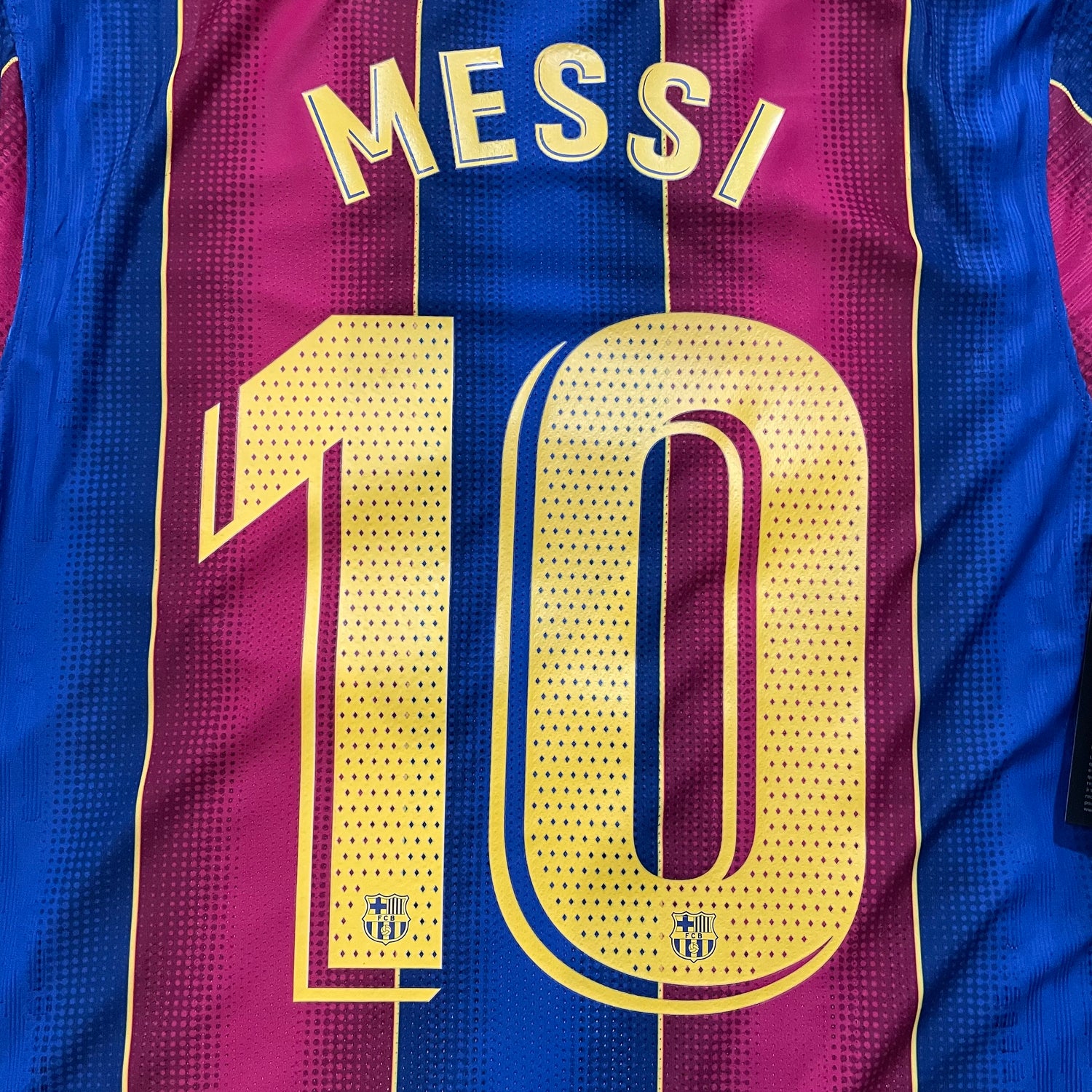 2020-21 Barcelona Home CL Shirt Messi #10 - NEW