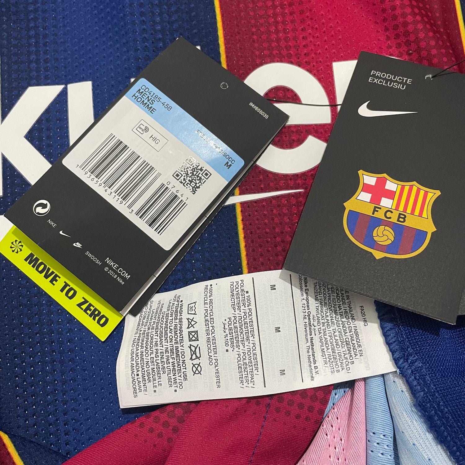 2020-2021 FC Barcelona home match shirt #10 Messi (S) – Football and Shirts